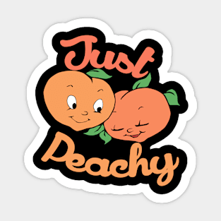 Just Peachy Sticker